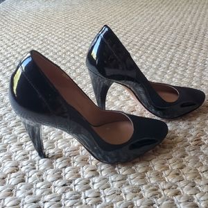 BCBGMaxAzria Patent Pumps